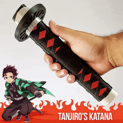 Tanjiro's Collapsible Katana (Demon Slayer)
