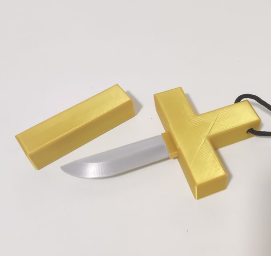 Mihawk's Collapsible Crossknife (One Piece)