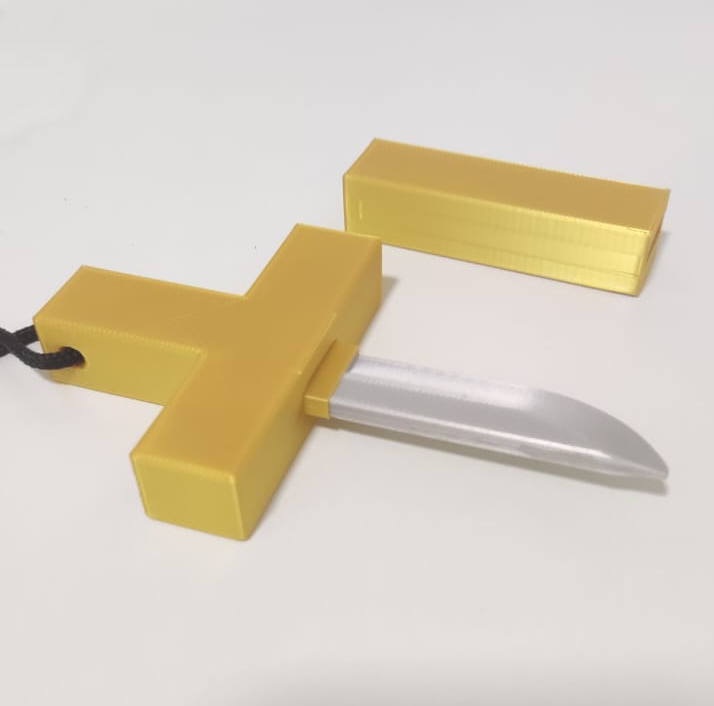 Mihawk's Collapsible Crossknife (One Piece)