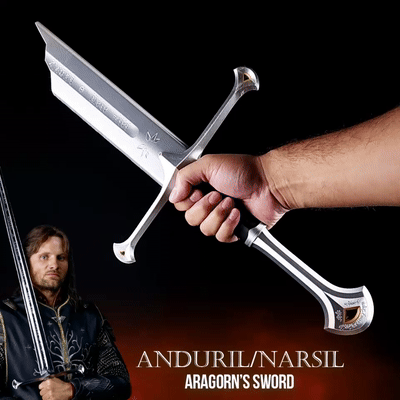 Anduril, the Blade Narsil Reforged (Aragorn's Sword) Collapsible Sword