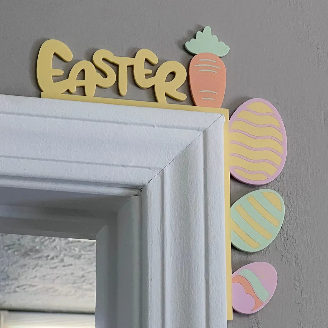 Easter Eggs Door Corner