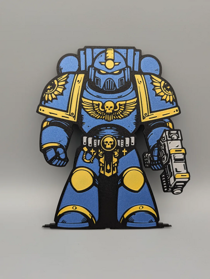 Warhammer Ultramarine Wall Art