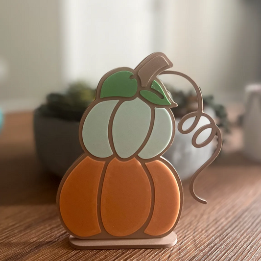 Layered Pumpkin Décor