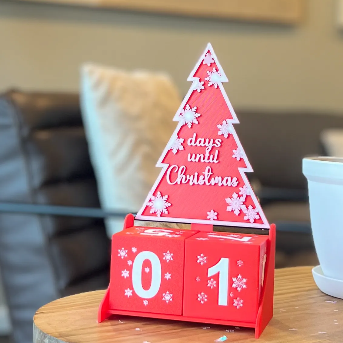 Christmas Countdown Sign