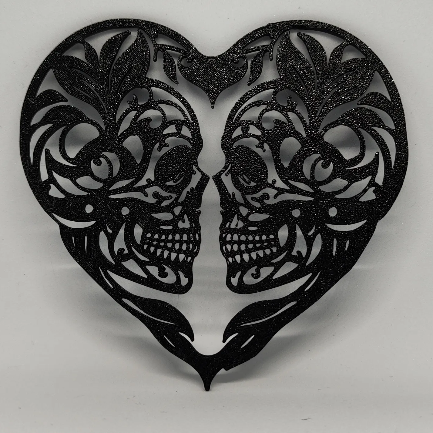 Heart & Skulls 2D Wall Art