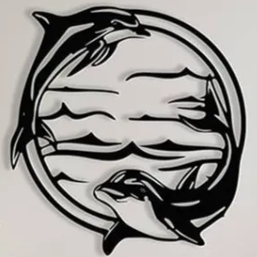 Dolphin Wall Art 2