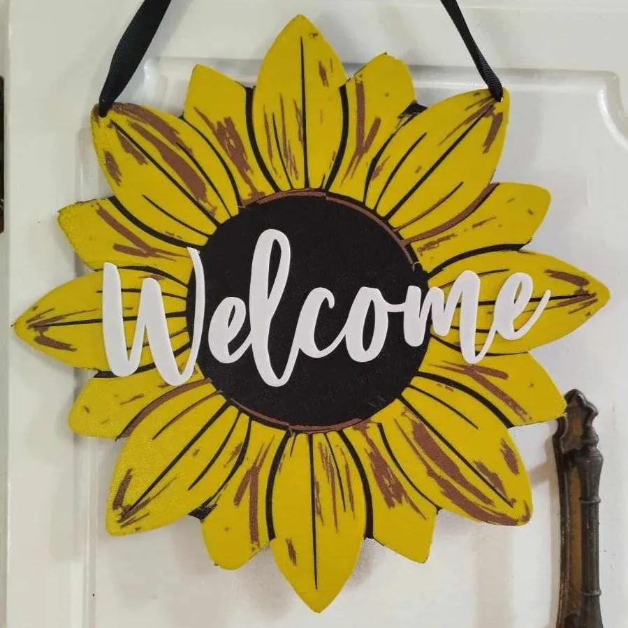 Sunflower Door Hanger