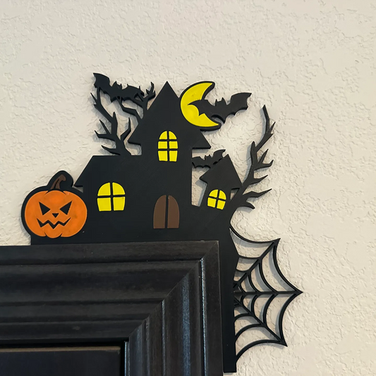 Halloween Haunted House Door Corner