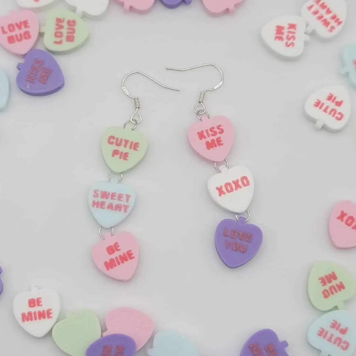 Conversation Heart Earrings