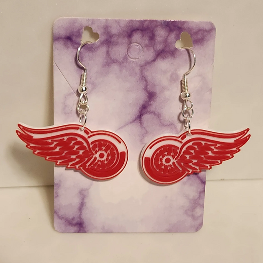 Detroit Redwings Earrings